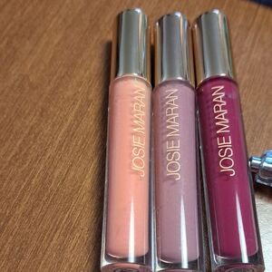 FLASH SALE JOSIE MARAN Lip Gloss Set - Coral, Lavender, Plum